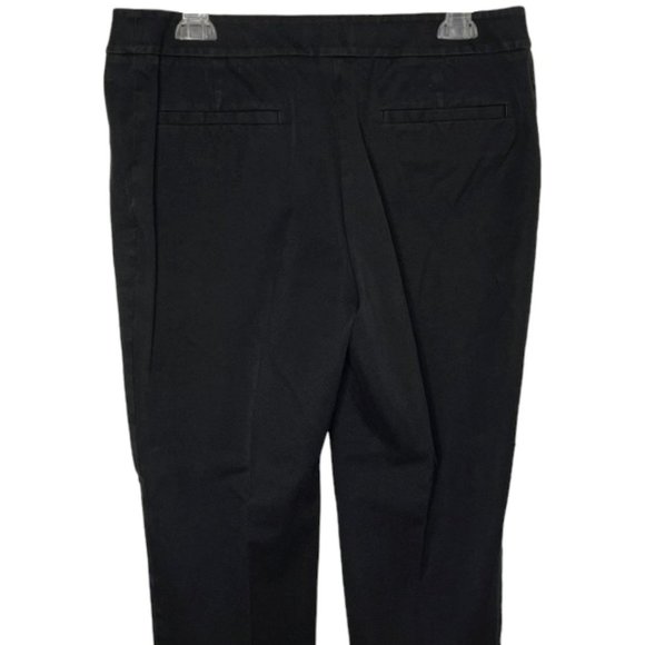 Chico's Fabulously Slimming Cotton Ankle Pants - Black - 1 (8-10) - Picture 5 of 9